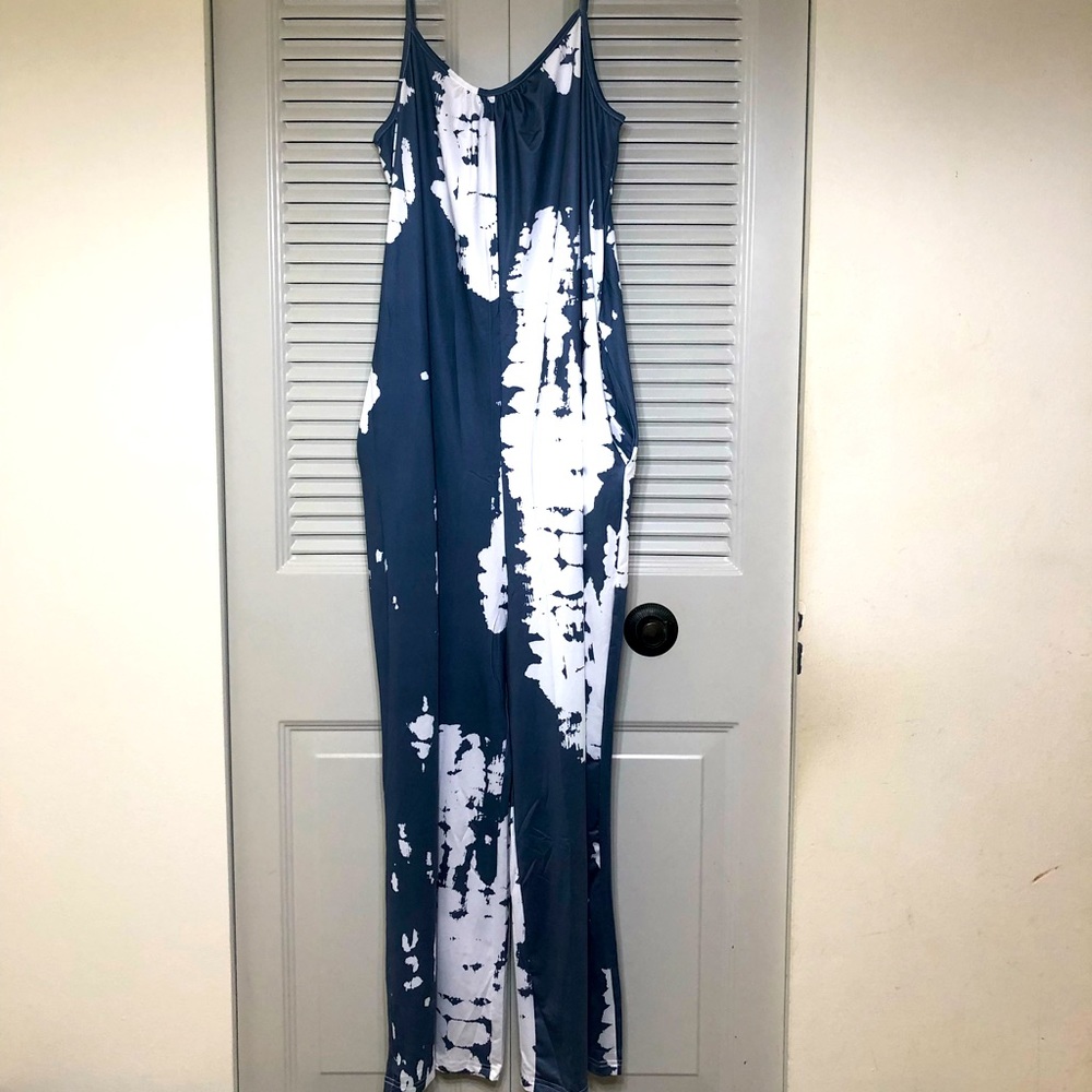 The tie dye jumpsuit w/pockets